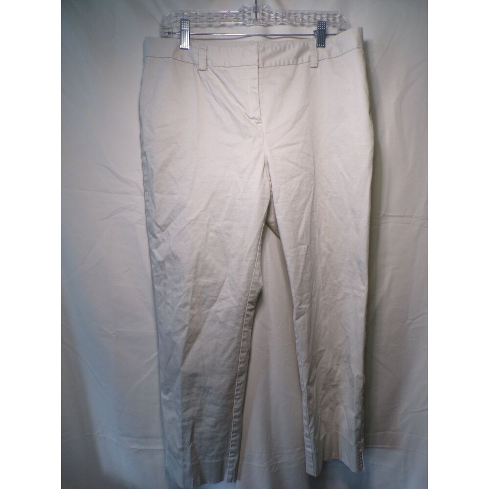 Vineyard Vines Women's Chino Pants Beige Khaki Cotton Stretch Size 8